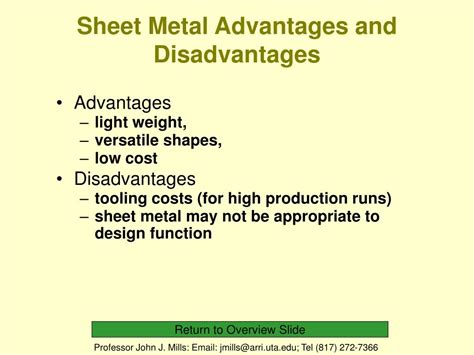 advantages and disadvantage of sheet metal process|sheet metal forming disadvantages.